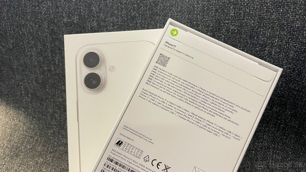 Apple iPhone 17 256GB - NOVY - 2