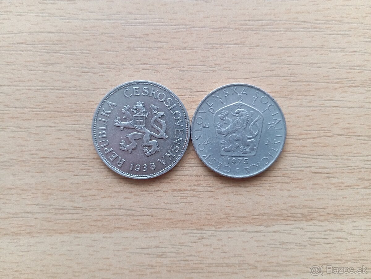 5 Korunu 1938, 1975 - 2