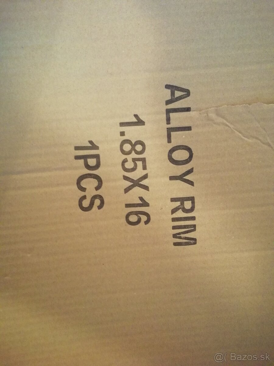 Predam novy hliníkový ráfik 1,85x16 vid foto - 2