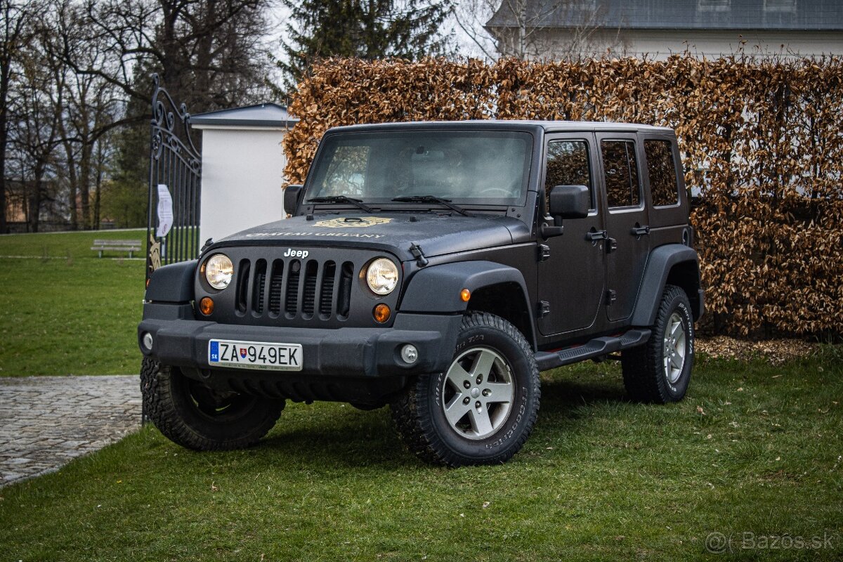 Jeep Wrangler 2.8 CRD Unlimited, 1.majiteľ, SK-auto, nelak