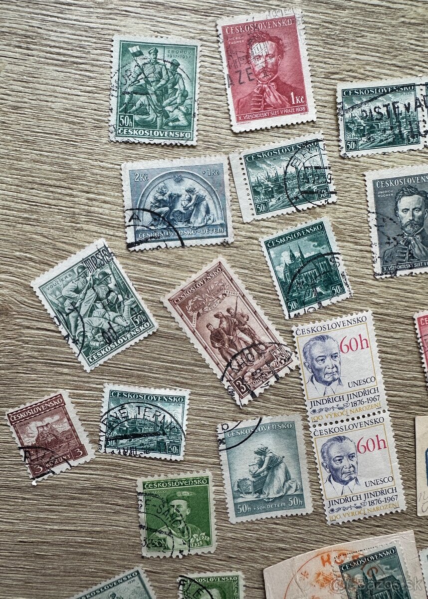 Československo staršie pečiatkované známky c.4 za 10eur - 2