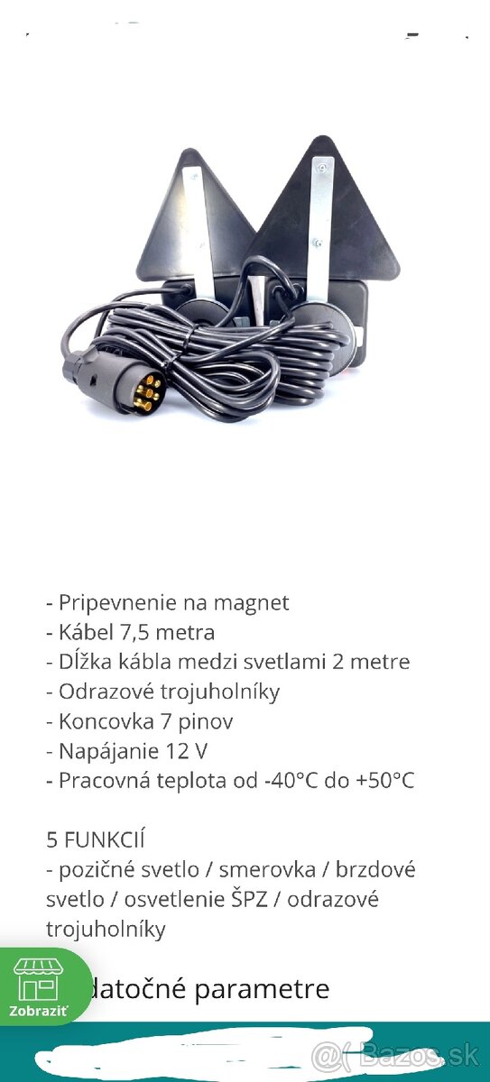 Zadné svetlá na príves, vlečku, ... - 2