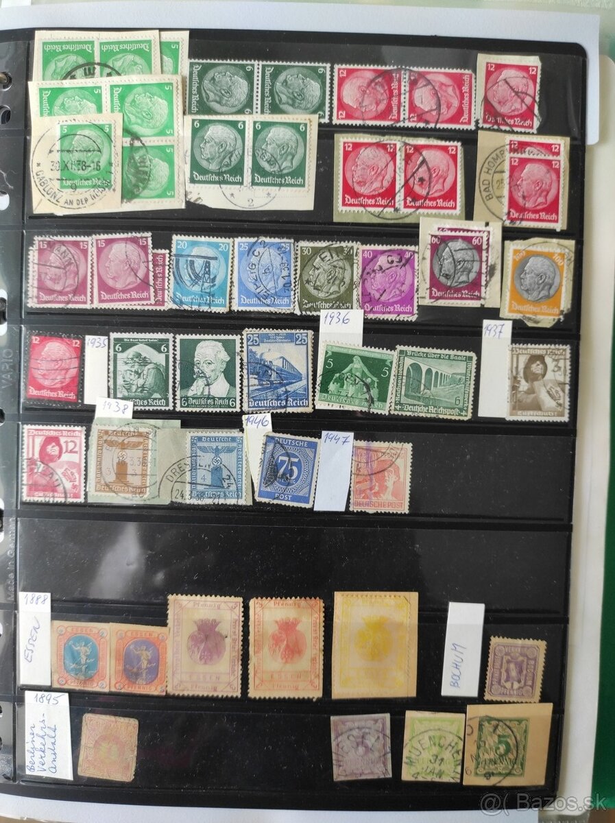 Nemecké známky r.1872-1945 - 2