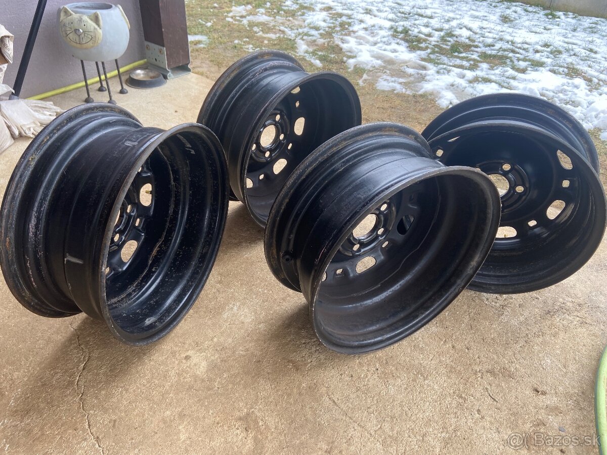 Plechove disky 5x100 R14 6j et43 - 2