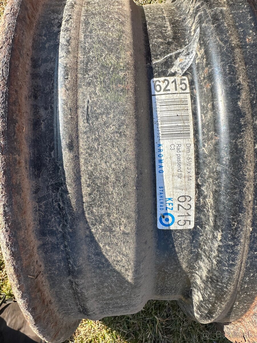 R14 4x108 ET 24 J5.5 Stredova 65.1mm - 2