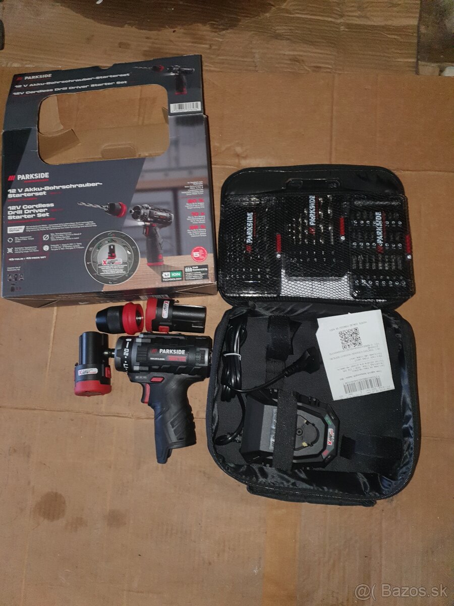 aku vrtacím šroubovákem PBSPA 12 E4 - 2