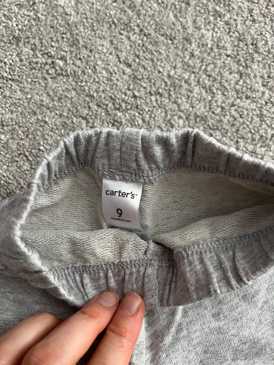 Sive teplaky Carters 9m - 2
