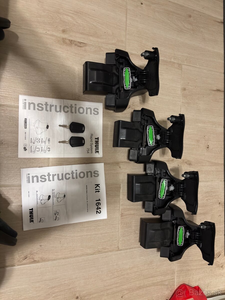 Thule rapid system 754 + kit 1642 - 2