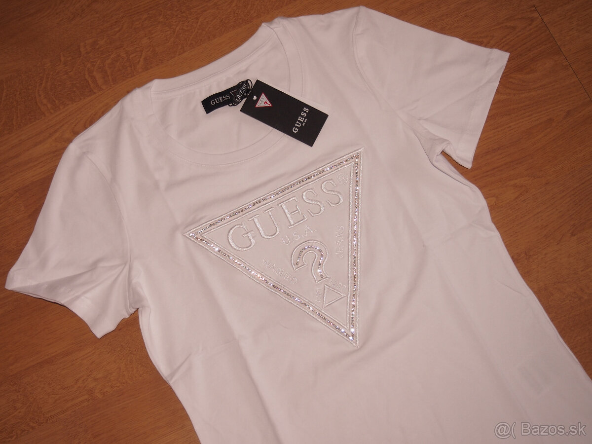 Guess dámske biele tričko - 2