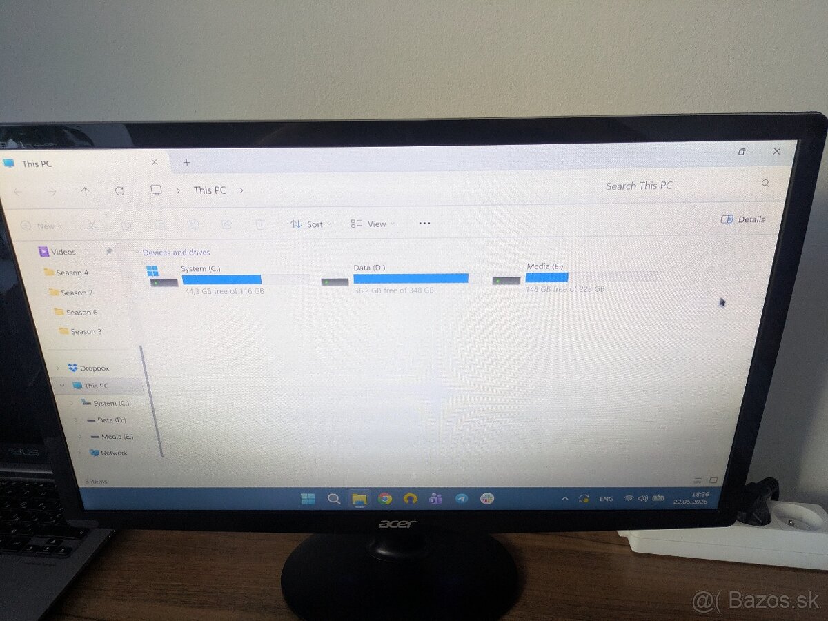 Monitor Acer 24" Full HD 19201080 HDMI VGA DVI - 2