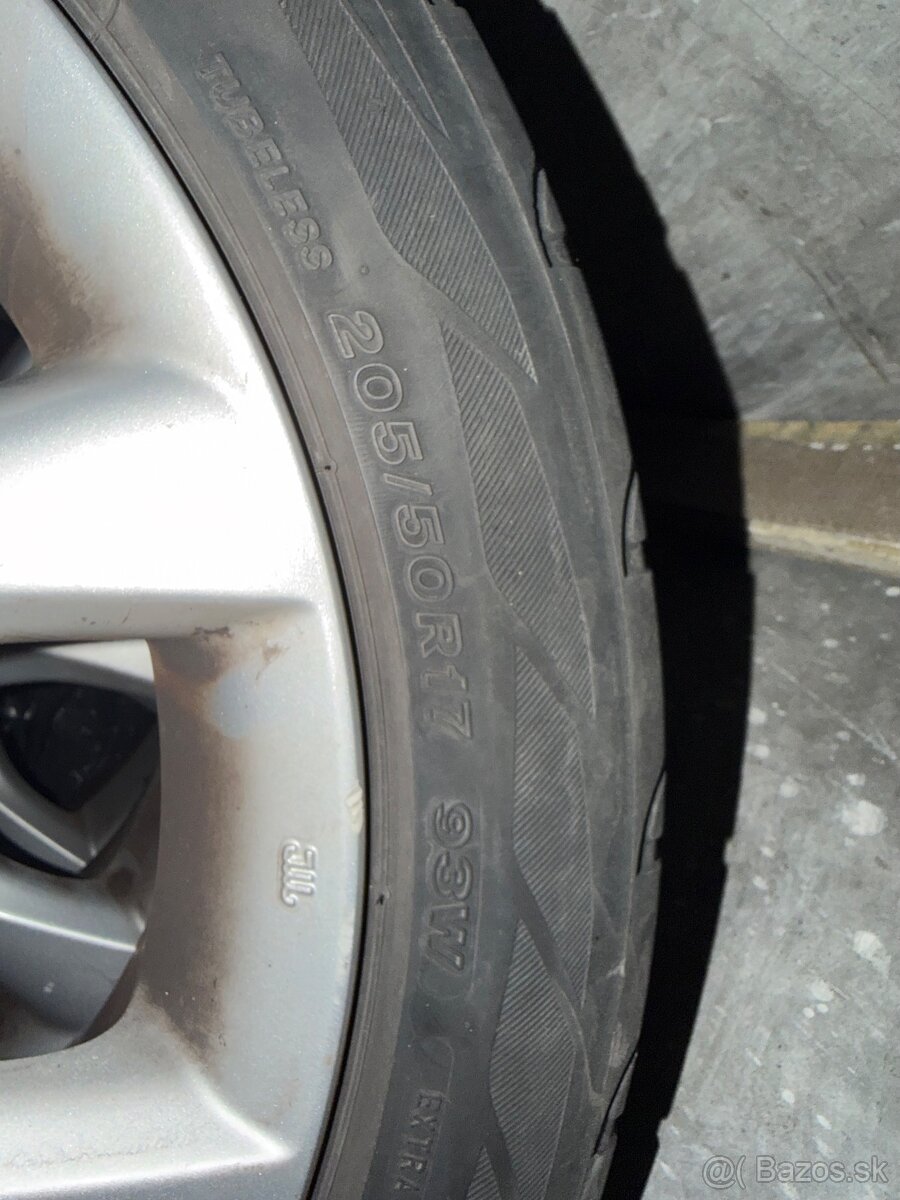 Mazda 3 205/50 R17 original disky - 2