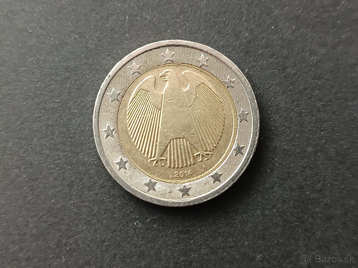2 € pamätné mince Nemecko chyborazba 2 - 2