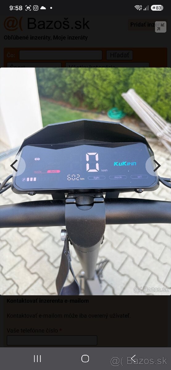 Kukirin g2 . top stav - 2