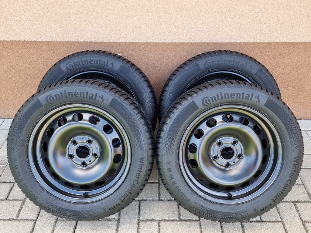 16″ 5×112 A3,OCTAVIA,GOLF,LEON + 205/55R16 CONTINENTAL NEW - 2
