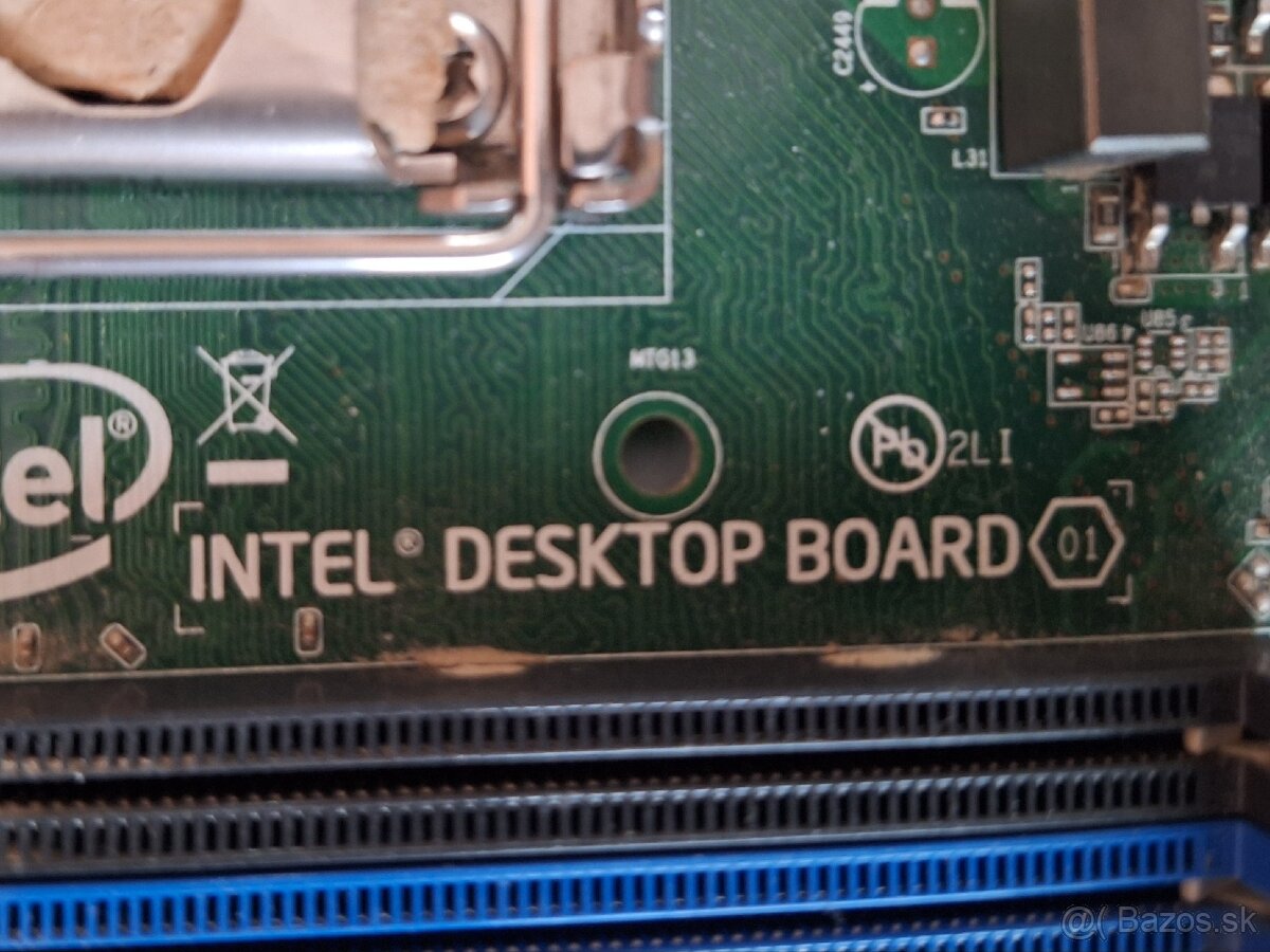 Intel zakldna doska na diely. Nestabilna. - 2