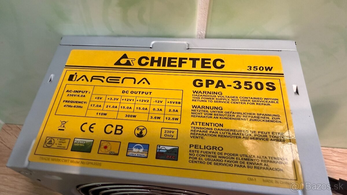 zdroj Chieftec GPA-350S, 350W - 2