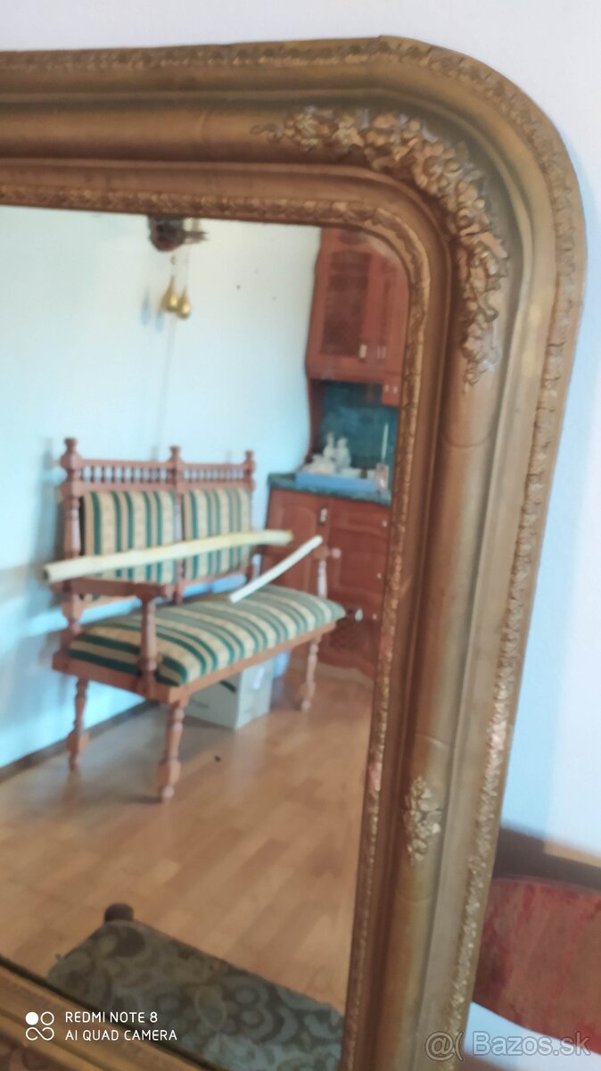 Starožitné fazetové zrkadlo - 2