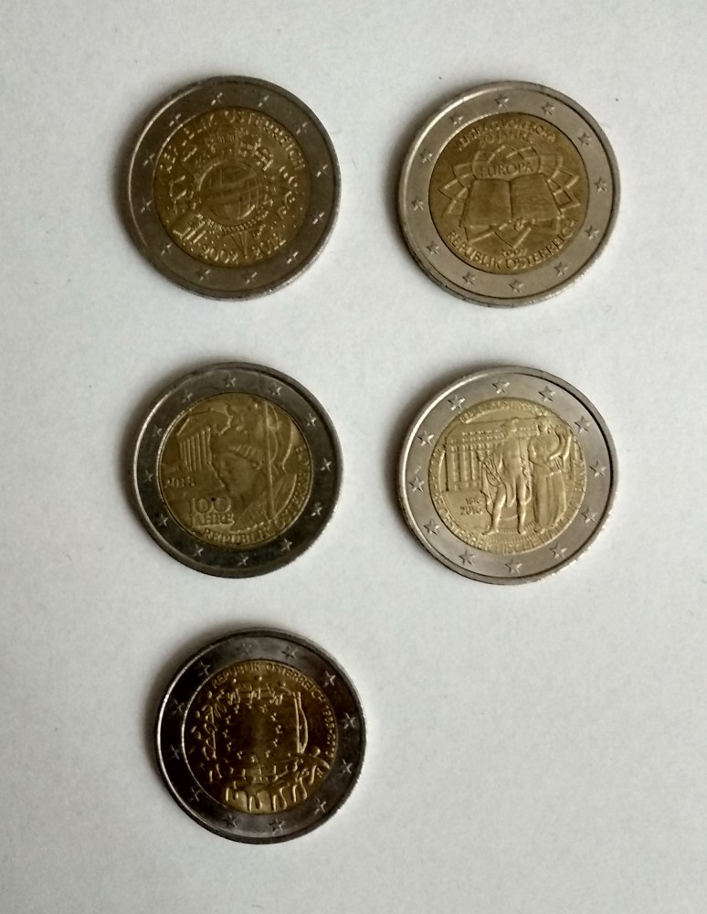 2 eurové mince - 2
