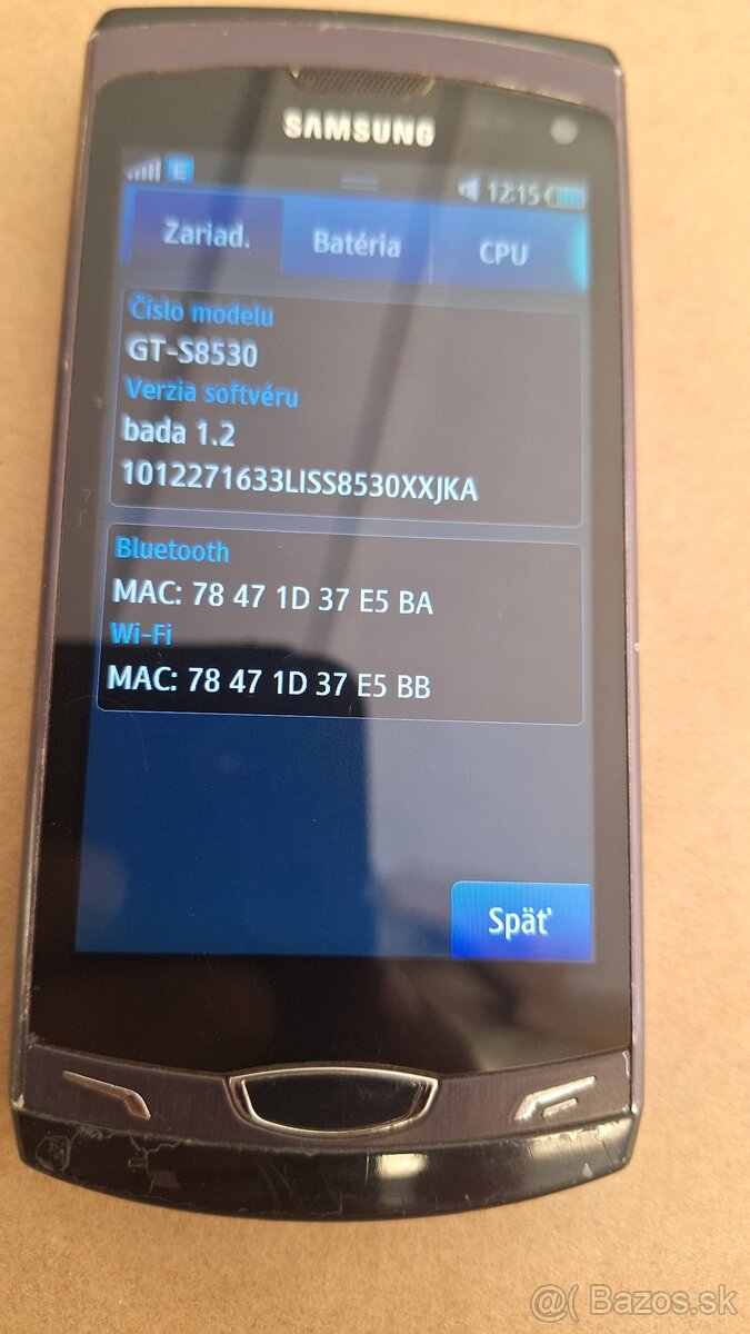 Samsung S8530 Wave II - 2