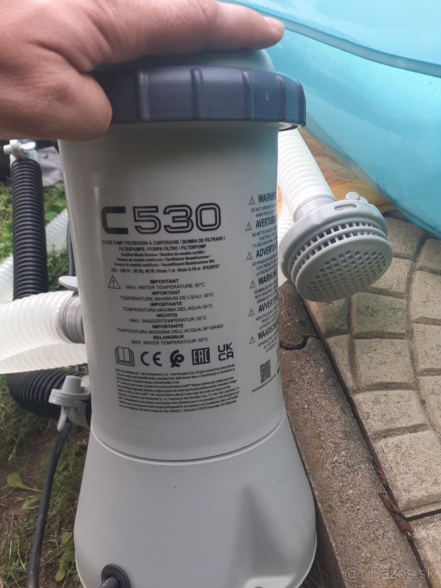 FILTRAČNÁ PUMPA DO BAZÉNA+ solárna plachta - 2