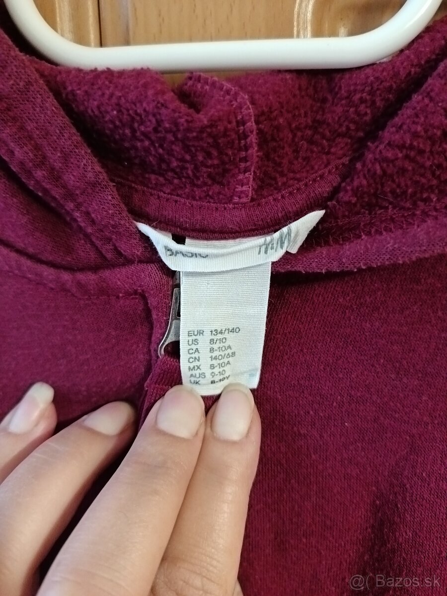 Mikina s kapucňou, 134-140, 8-10 rokov - 2