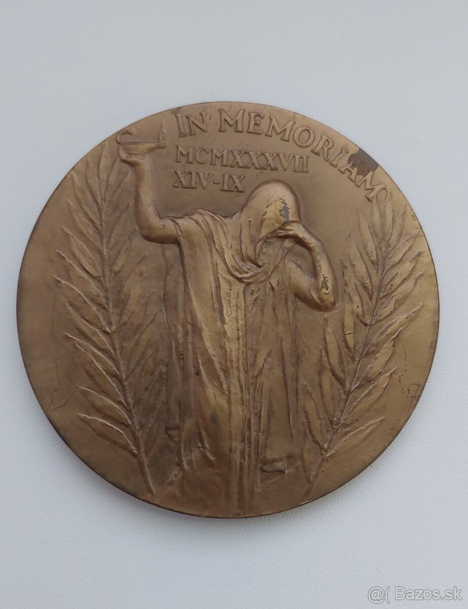 Medaila T. G. Masaryk 1937 - 2