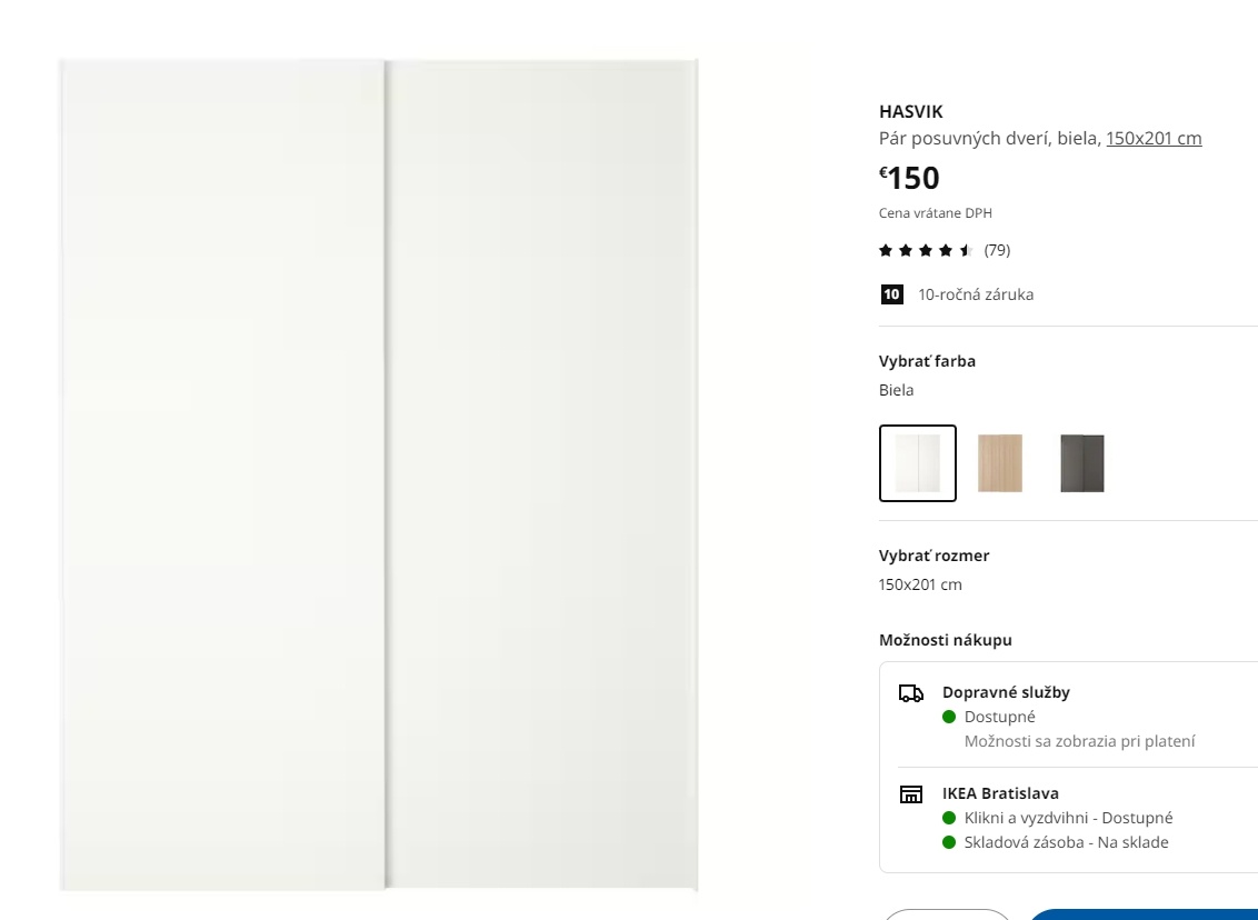 Ikea HASVIK 150x201cm (50% zľava) - 2