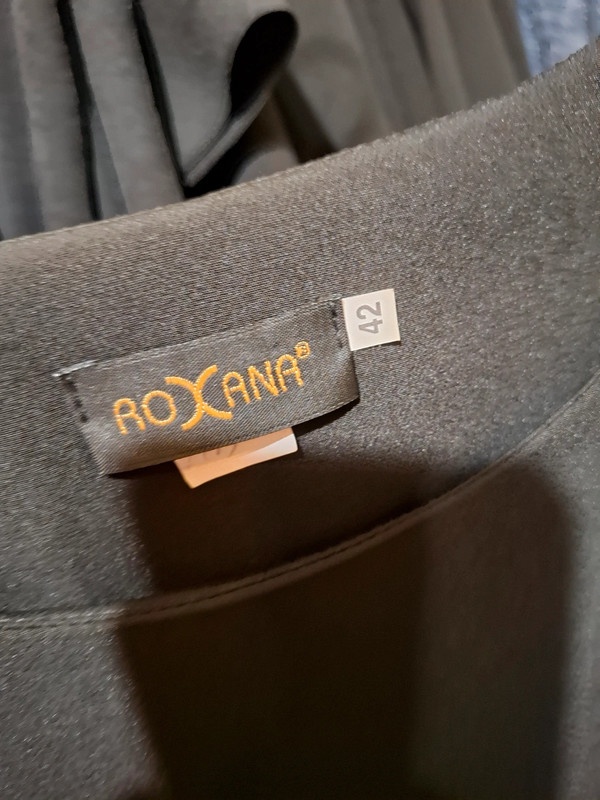 čierne šaty krátke ROXANA - 2