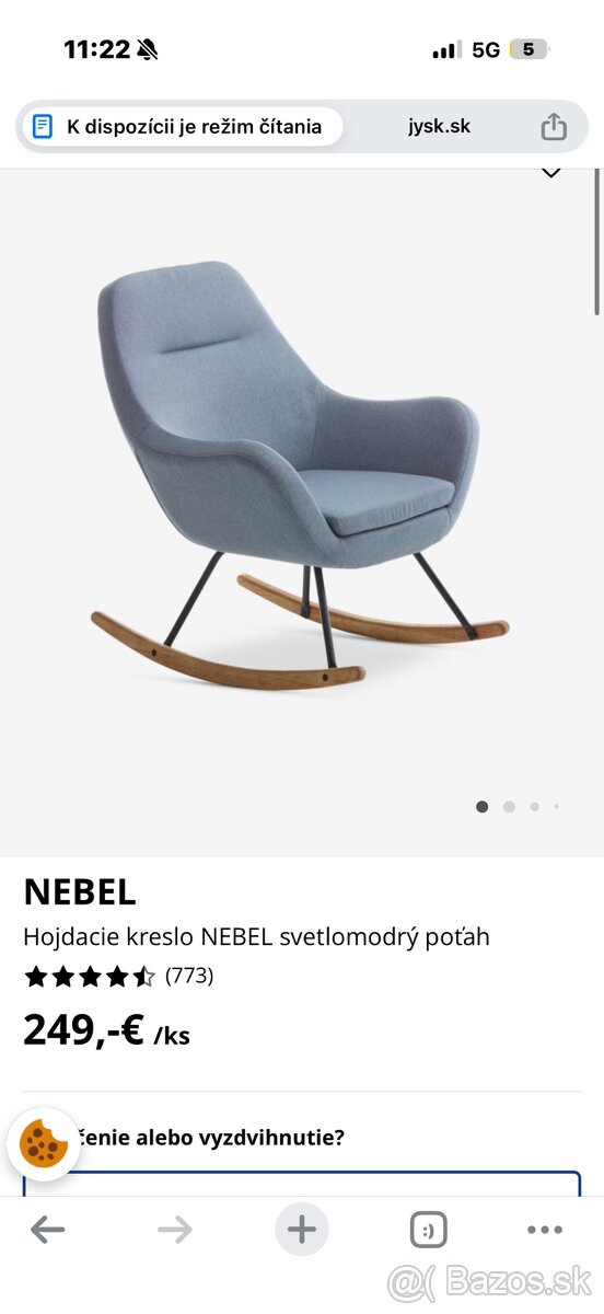 hojdacie kreslo Nebel - 2