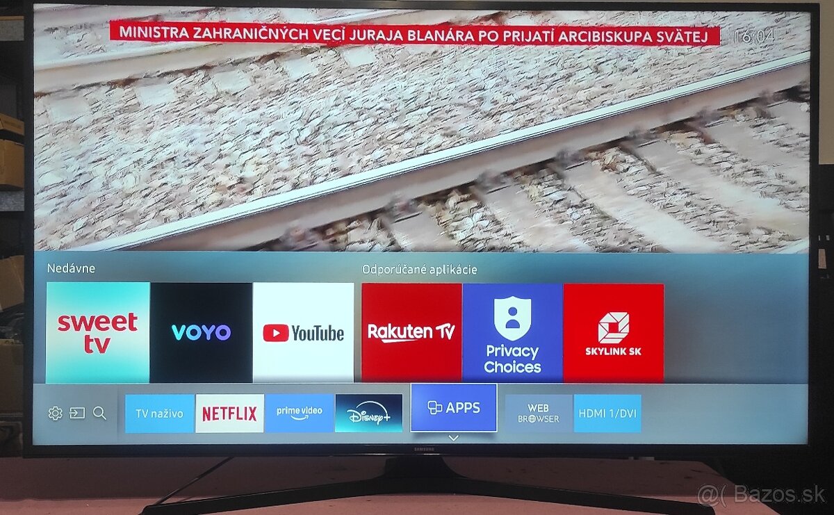 Predám 4KUHD SMART TV Samsung UE55KU6072 - 2