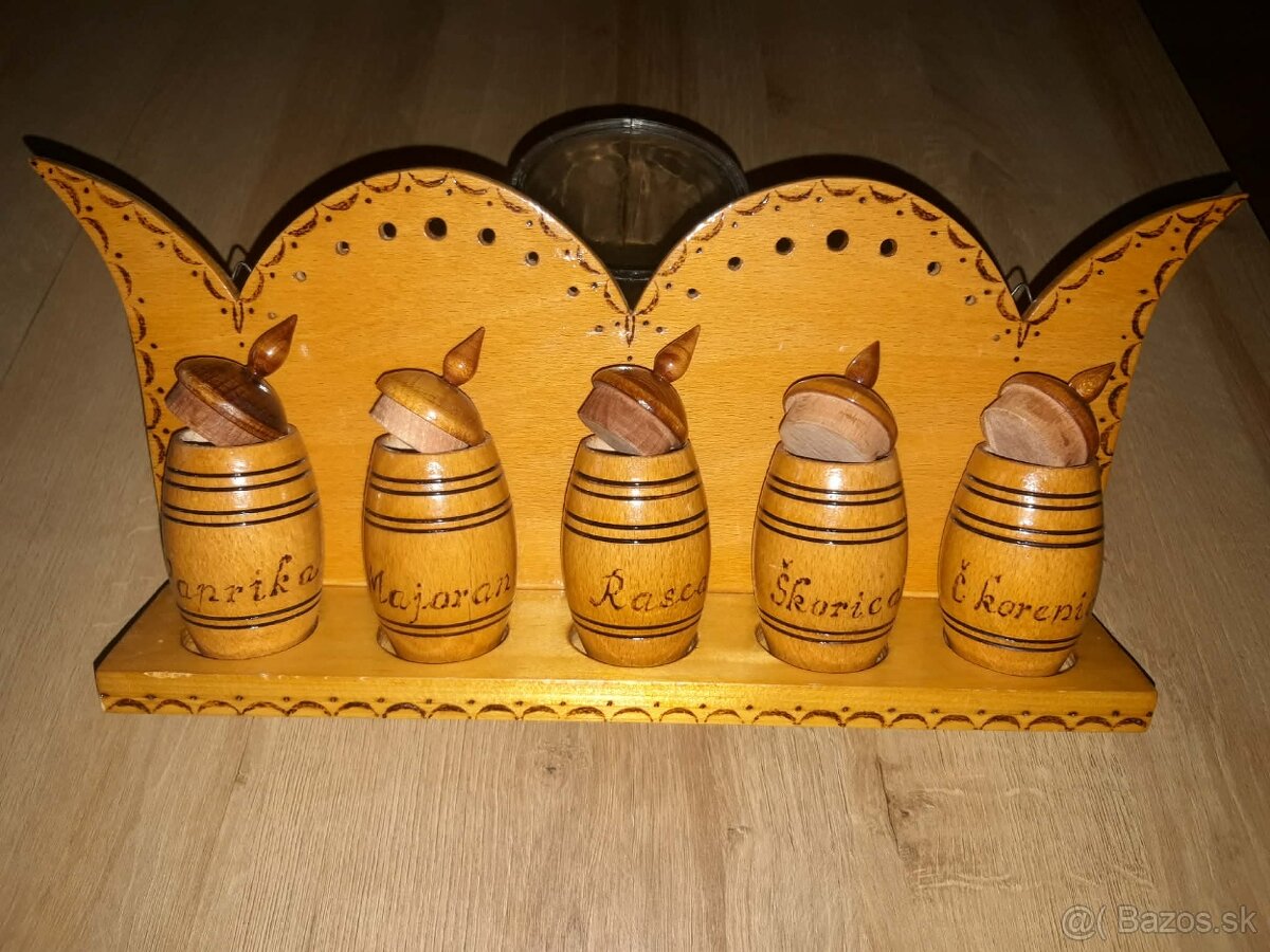 Staré retro drevené koreničky - 2