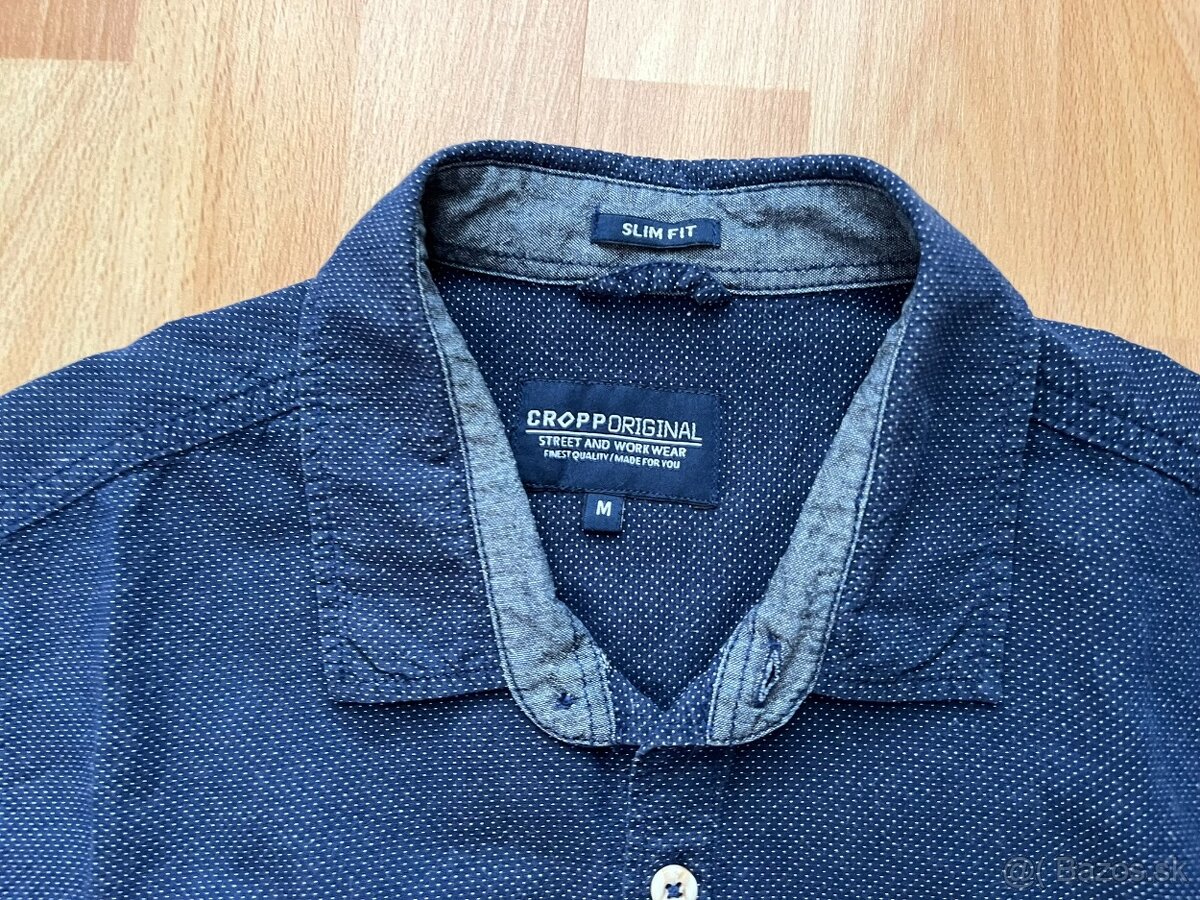 CROPP modrá košeľa M - 2