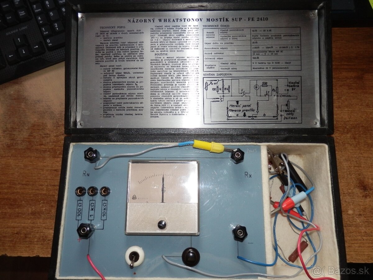 Wheatstonov mostík. - 2