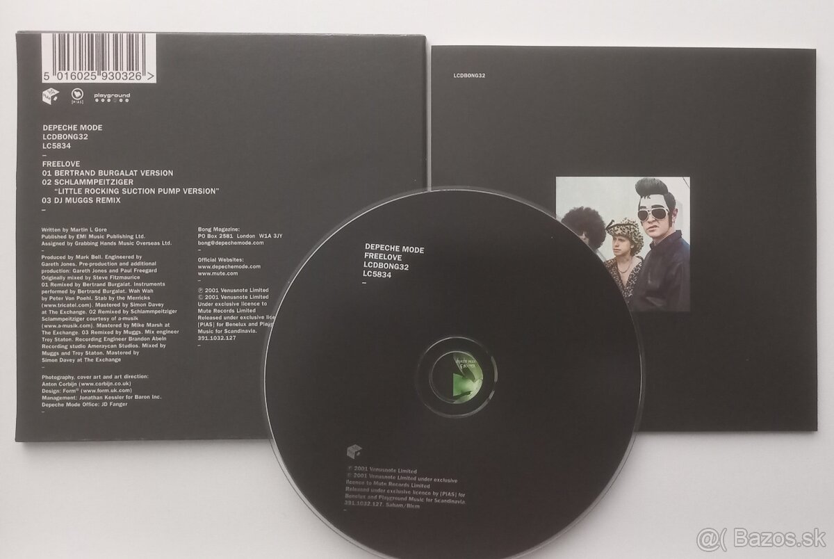 Depeche Mode Benelux/Scandinavia CD Freelove - 2