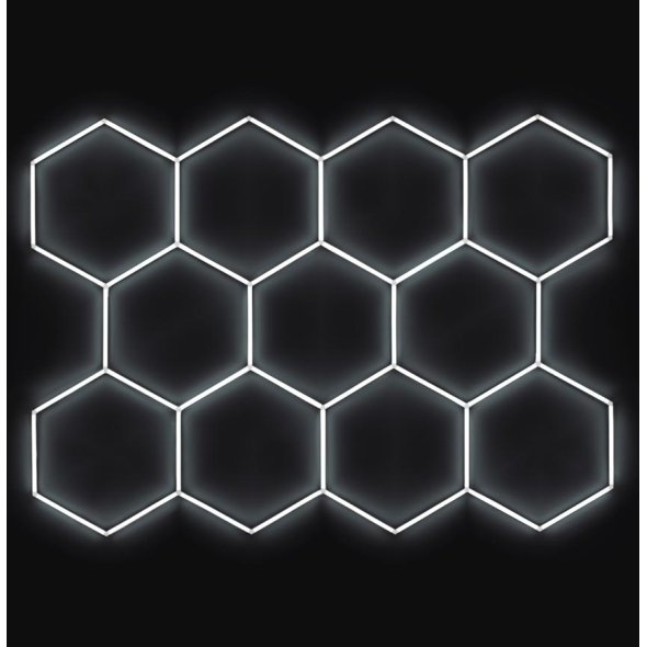 💡 LED HEXAGONOVÉ SVETLO 4500 K – 336 x 238 cm - 2