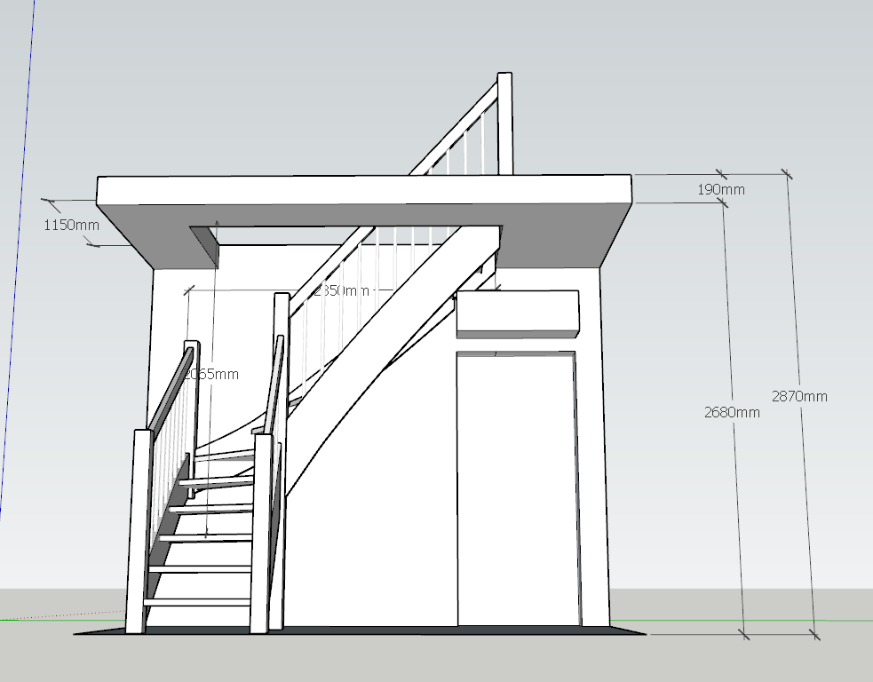 Predám samonosné schody. - 2
