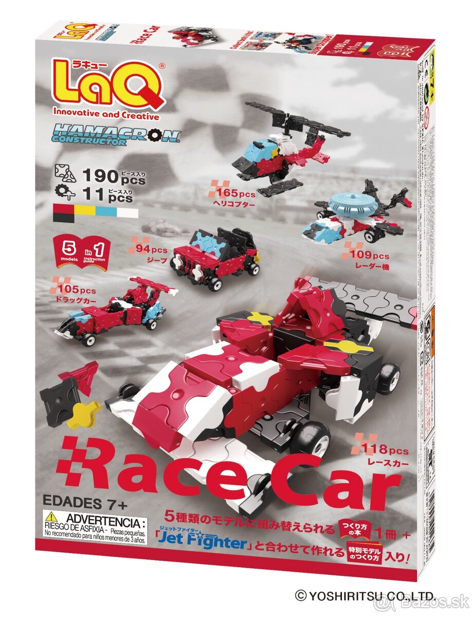 LaQ - Pretekárske auto - HC Race Car - 2