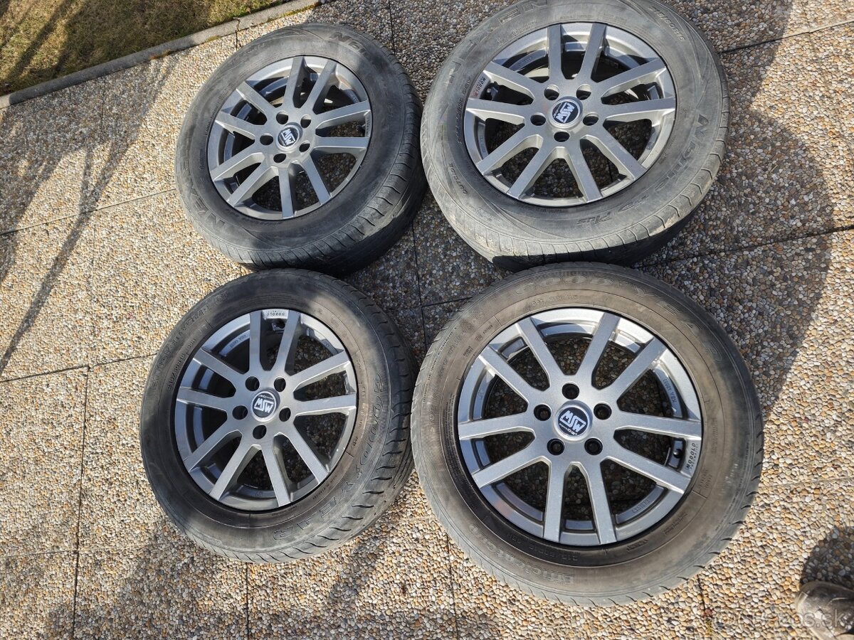 Hliníkové disky 4x108 6,5Jx16 H2 215/60 R16 - 2