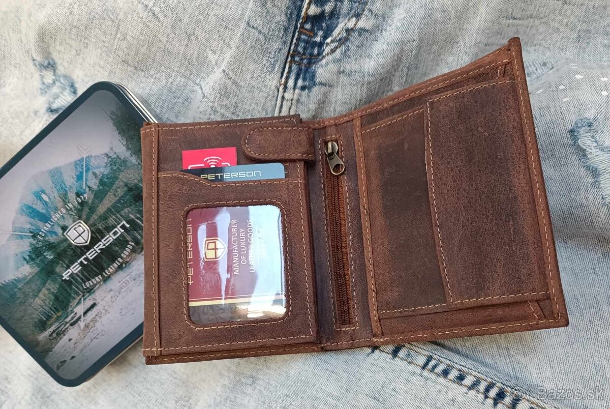 ♦️Kožená peňaženka PeTerson ♦️ - 2
