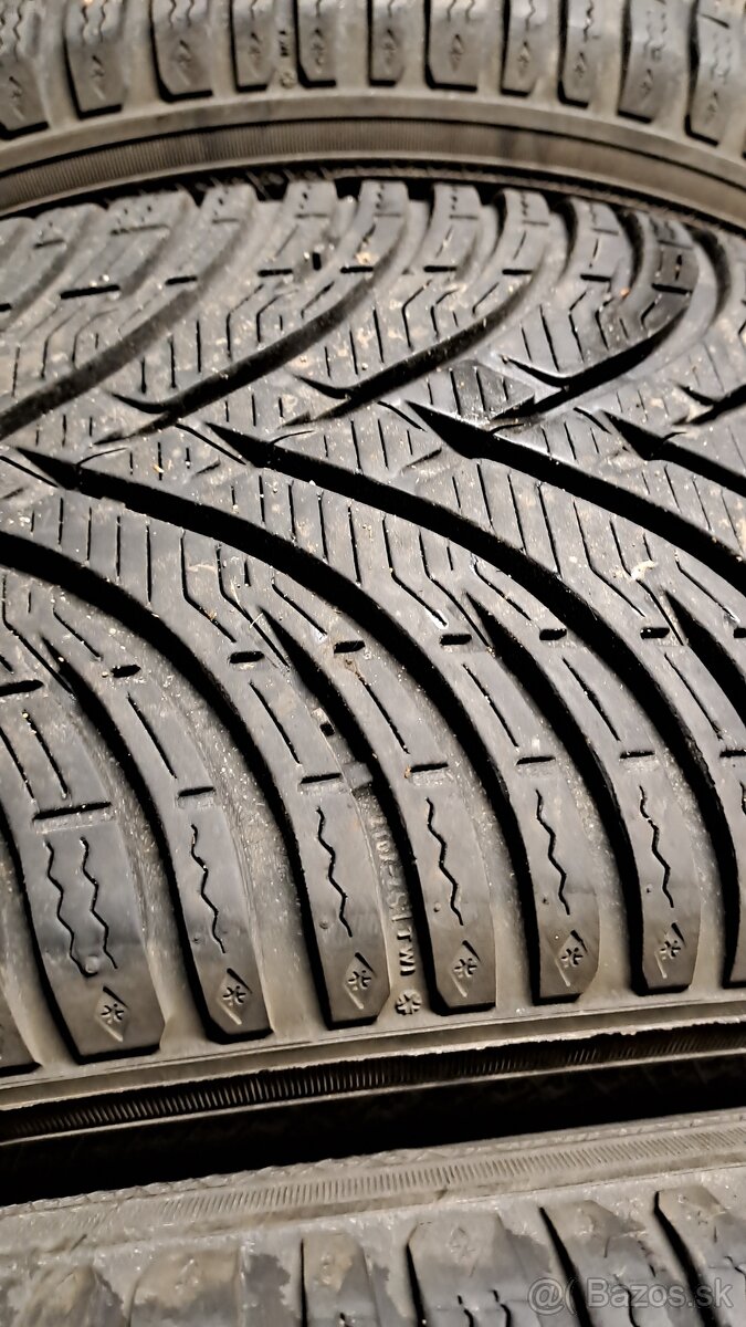 Predám 4ks jazdené zimné 215/60r17-96H Kléber - 2