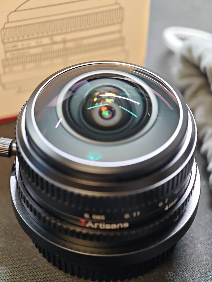 Predám 7Artisans 4mm f/2.8 MFT - 2