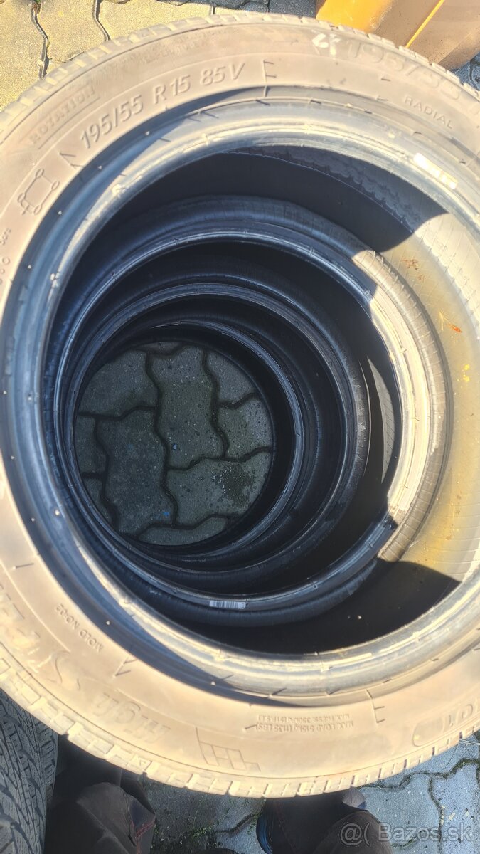 195/55r15 Letne pneumatiky 4ks - 2