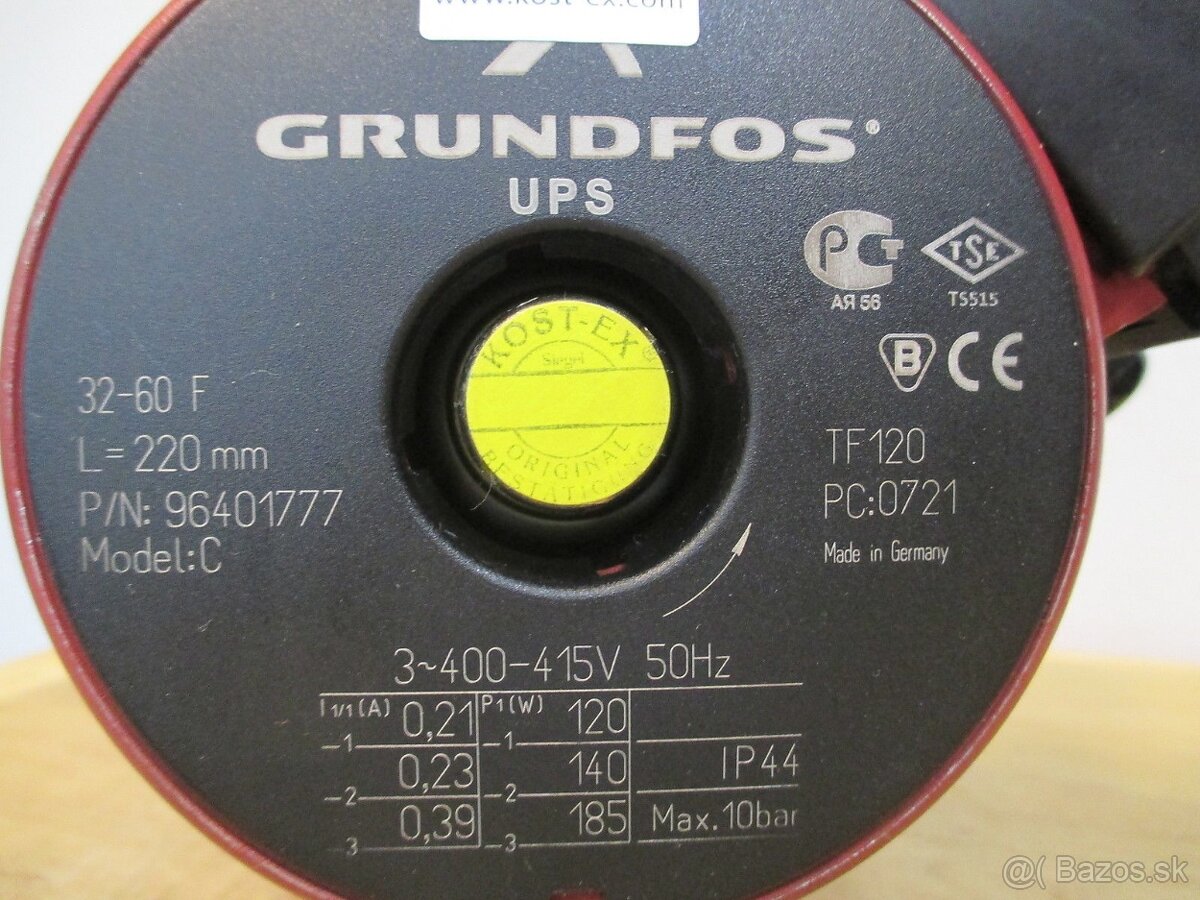 Čerpadlo Grundfos UPS 32-60, 400 V, 230 V - 2