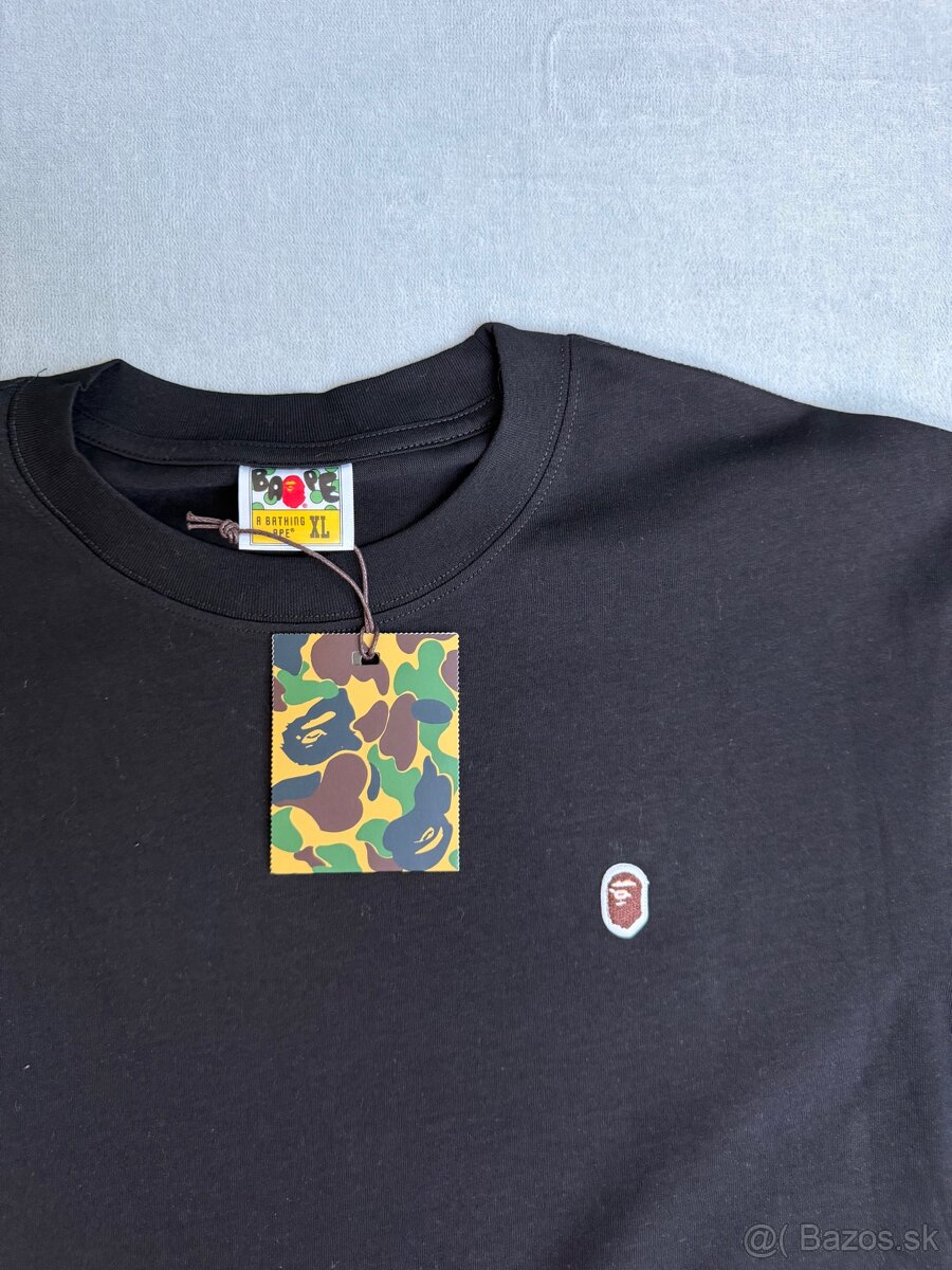 👕 A Bathing Ape (BAPE) Small Ape Head Tee – Black – nová 👕 - 2
