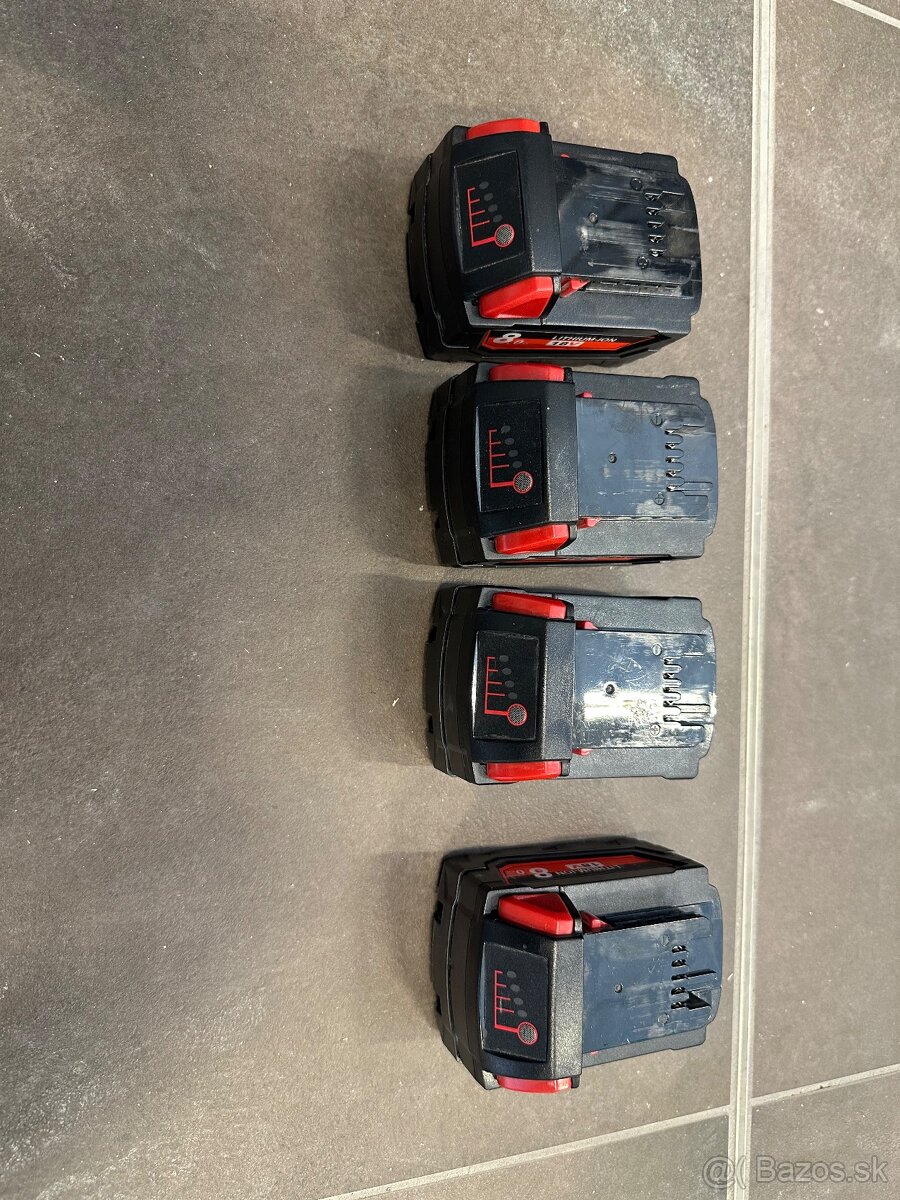 Batérie pre milwaukee M18 8.0AH - 2