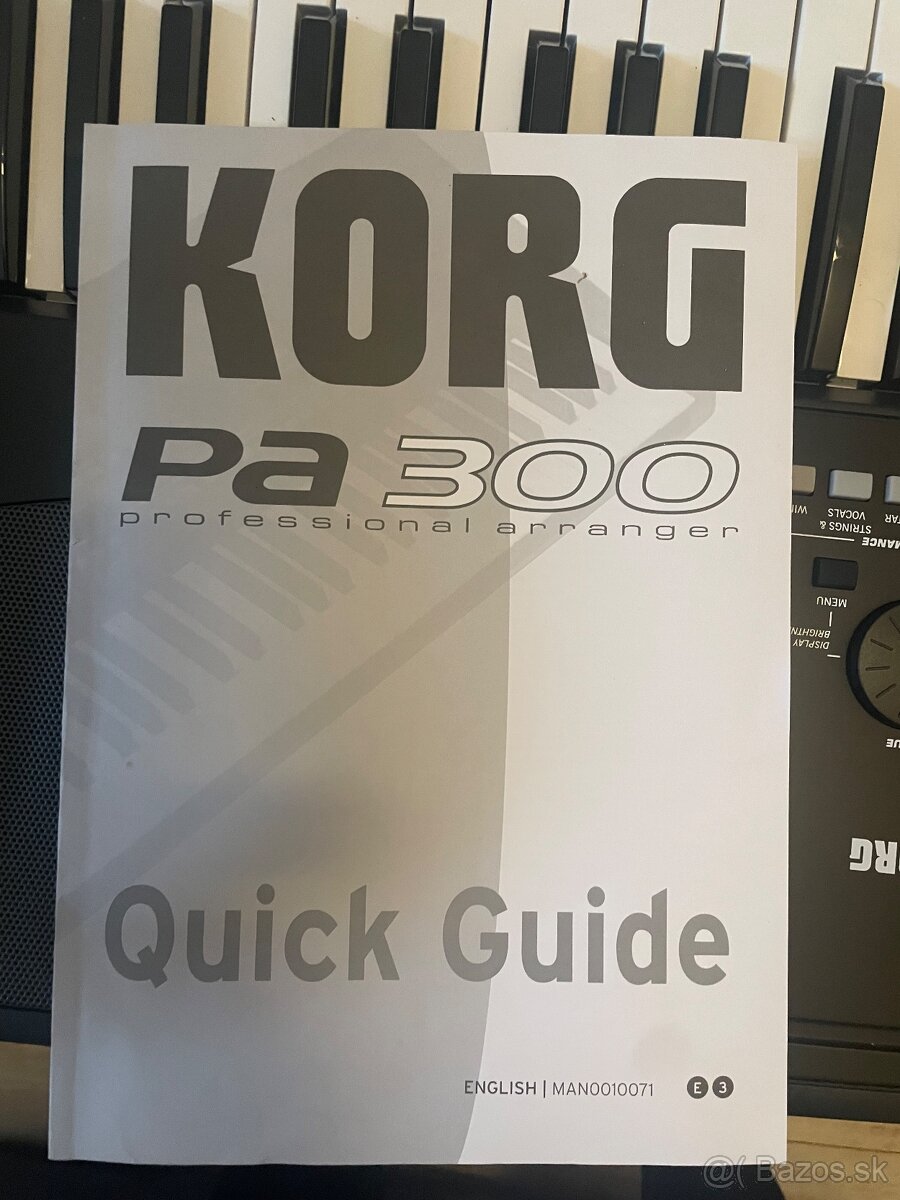Nepouzite klávesy KORG PA300 - 2