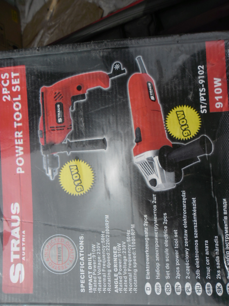 príklepová vrtačka + flexka-uhlová brúska - 2