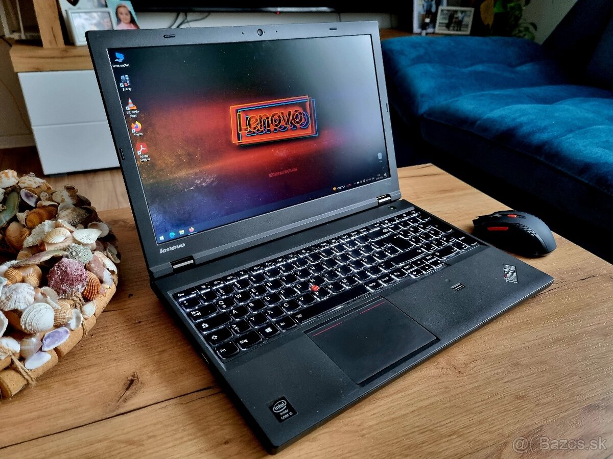 Výkonné LENOVO T540p - 15.6" - W10 - SSD - i5 - 8GB RAM - 2