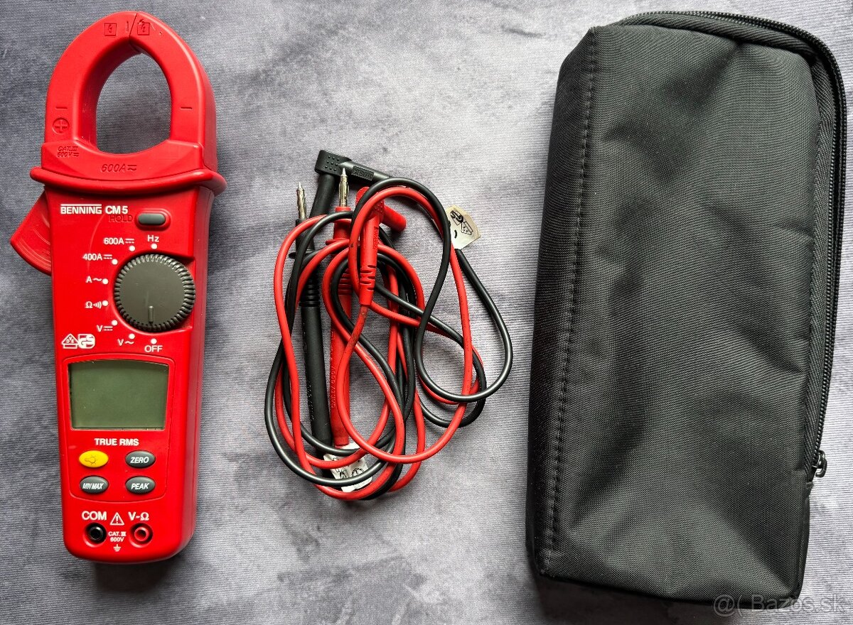 Digitálny kliešťový multimeter BENNING CM 5 - 2