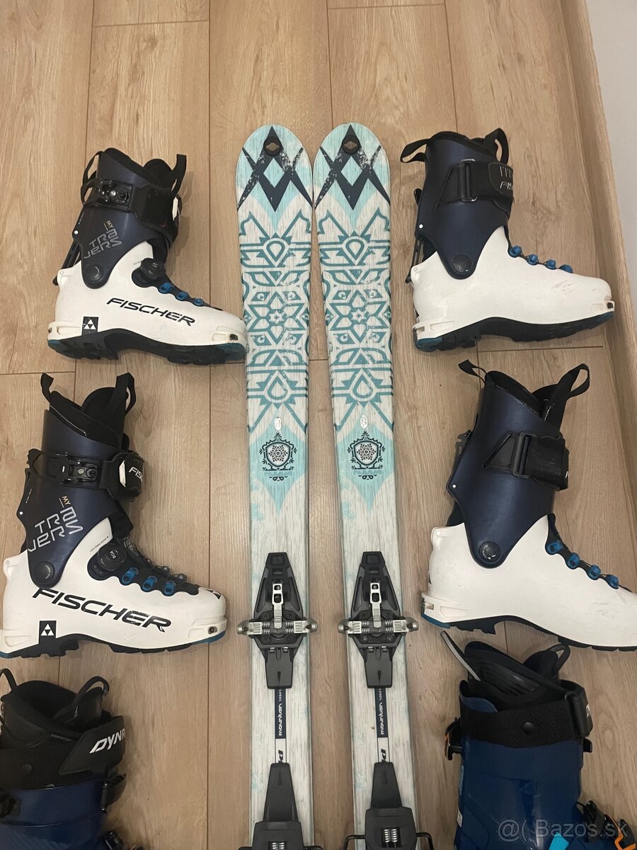 skialpové lyže značky Völkl Nukka 149cm - 2